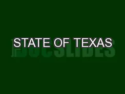 STATE OF TEXAS