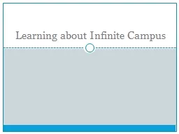 Learning about Infinite Campus
