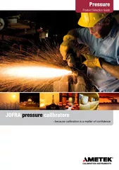 Pressure Product Selection Guide JOFRA pressure calibr