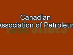 Canadian Association of Petroleum