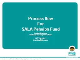 Process flow  For  SALA Pension Fund