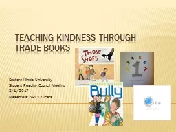 Teaching Kindness Through Trade Books