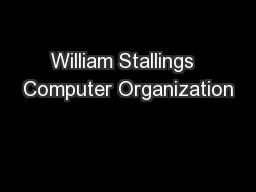 William Stallings  Computer Organization