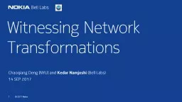 Witnessing Network Transformations