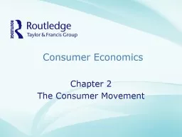 Consumer Economics   Copyright©2009 Taylor & Francis Group, an informa business