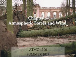 ATMO 1300 SUMMER 2017 Chapter 6