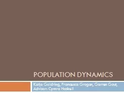 Population Dynamics Katja