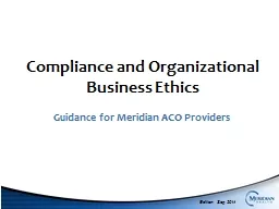 Compliance and Organizational Business Ethics