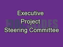 Executive Project Steering Committee