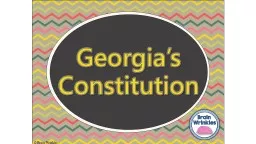 Georgia’s Constitution