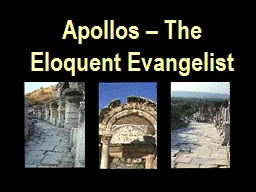 Apollos – The Eloquent Evangelist