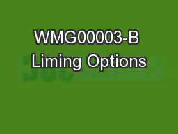WMG00003-B Liming Options