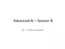 Advanced AI – Session 8