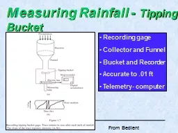 Measuring Rainfall -  Tipping