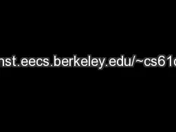 inst.eecs.berkeley.edu/~cs61c