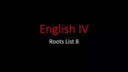 English IV Roots List 8 Inter: Between