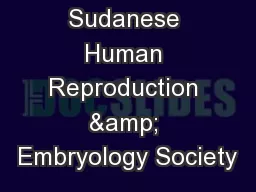 Sudanese Human Reproduction & Embryology Society