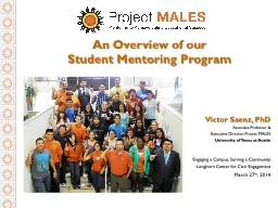 An Overview of our  Student Mentoring Program