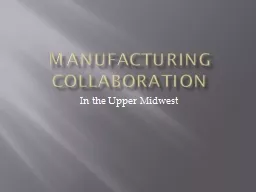 Manufacturing Collaboration