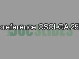 Coreference CSCI-GA.2591