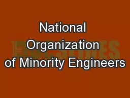 National Organization of Minority Engineers