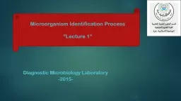 Diagnostic Microbiology Laboratory