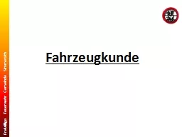 Fahrzeugkunde Einleitung