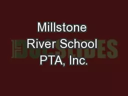 Millstone River School PTA, Inc.