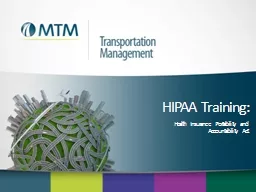 HIPAA Training: Health Insurance Portability and Accountability Act