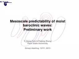 Mesoscale  predictability of