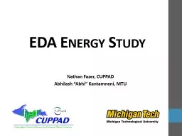 EDA Energy Study Presenter