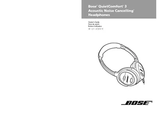 Bose QuietComfort  Acoustic Noise Cancelling Headphone