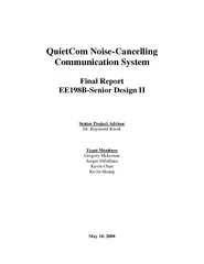 QuietCom NoiseCancelling Communication System Final Re