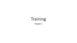 Training Chapter 1 What is normal? What is abnormal?