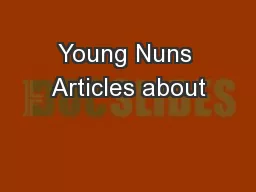 Young Nuns Articles about
