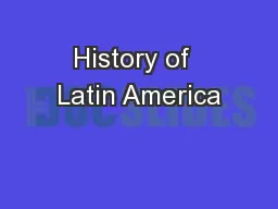 History of  Latin America