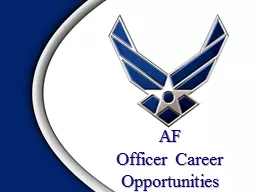AF  Officer  Career Opportunities
