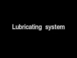 Lubricating  system