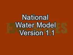 National Water Model Version 1.1