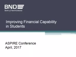ASPIRE Conference April, 2017