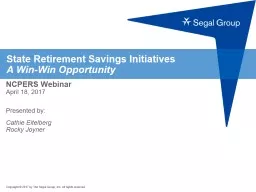 State Retirement Savings Initiatives