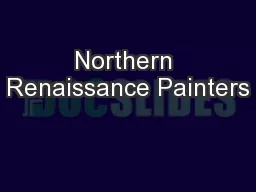 Northern Renaissance Painters