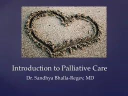 Introduction to Palliative Care