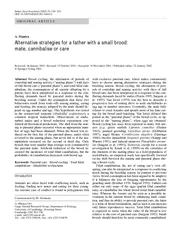 Abstract Brood cycling the alternation of periods of c