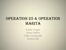 Operation 25 & Operation