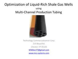 Optimization of  Liquid-Rich Shale Gas