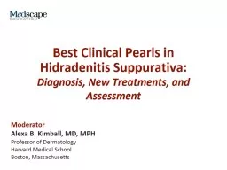 Best Clinical Pearls in Hidradenitis Suppurativa: