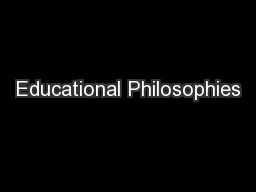 Educational Philosophies