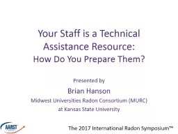 Your Staff is a Technical Assistance Resource: