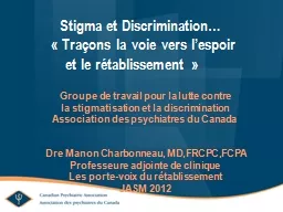 Stigma et Discrimination…